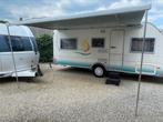 6 persoons Caravan Eifelland met stapelbed, luifel, tv, Caravans en Kamperen, Treinzit, Bedrijf, Eifelland, Kachel