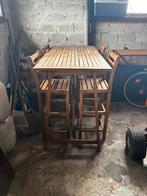 Tuin/barset, Ophalen, Gebruikt, Hout