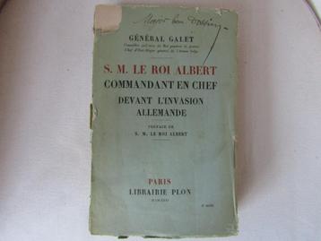 Livre ancien sur S.M. Le Roi Albert - Commandant en chef, Enlèvement ou Envoi, Utilisé, Magazine ou livre