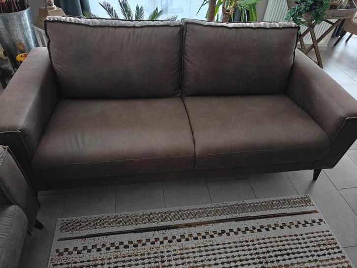 WEGGEEFPRIJS Mooie gloednieuwe salon 3 zit + 2,5 zit, Huis en Inrichting, Zetels | Zetels, Zo goed als nieuw, Rechte bank, Overige maten