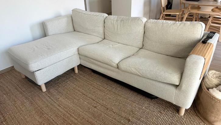 IKEA PÄRUP Hoekbank met opbergruimte – Topstaat, Huis en Inrichting, Zetels | Zetels, Zo goed als nieuw, Hoekbank, Driepersoons