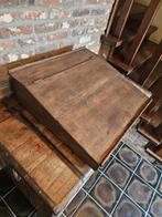 Draagbare houten schrijftafel koloniale stijl (gevuld), Ophalen
