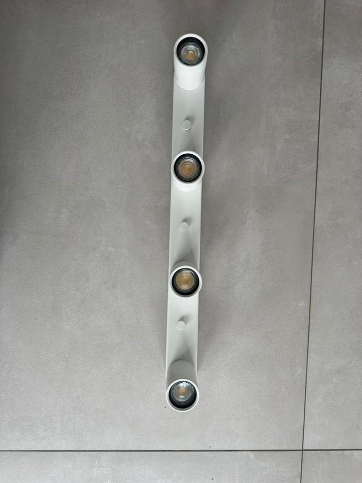IKEA NYMÅNE 4-spot – witte railspot, Maison & Meubles, Lampes | Plafonniers, Comme neuf, Enlèvement