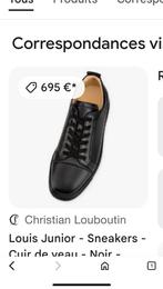 Basket Sneakers Louboutin en cuir noir - 95€, Kleding | Heren, Schoenen, Ophalen, Christian louboutin, Zwart, Wandelschoenen