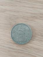 Pièces de monnaie de 50 pesetas de 1957, Timbres & Monnaies, Monnaies | Europe | Monnaies euro, Enlèvement, Espagne