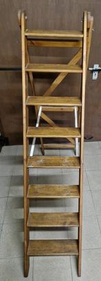 houten ladders, Doe-het-zelf en Bouw, Ladders en Trappen, Ophalen, Gebruikt, Ladder, Opvouwbaar of Inschuifbaar
