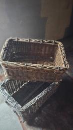 rieten manden, Ophalen, Gebruikt, Mand, Riet