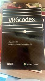 VRG Codex 2022-2023, Ophalen of Verzenden, Zo goed als nieuw