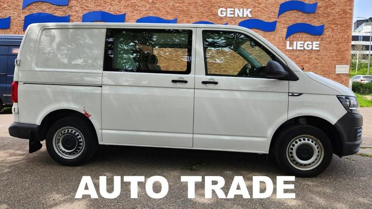 Volkswagen Transporter 2.0 DIESEL | EURO 6|DUBBELE CABINE |, Auto's, Bestelwagens en Lichte vracht, Bedrijf, Te koop, ABS, Airbags