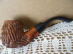 Pipe ancienne ou pipe vintage pipe incurvée bakélite et bois, Enlèvement ou Envoi, Utilisé, Narguilé