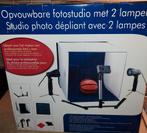 Opvouwbare fotostudio met 2 lampen., Audio, Tv en Foto, Fotografie | Fotostudio en Toebehoren, Ophalen, Nieuw