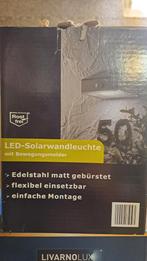 Led-Solar-wandlamp met bewegingsmelder, Zo goed als nieuw, Ophalen