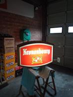 Kronenbourg Bier lichtreclame 2, Ophalen, Zo goed als nieuw, Reclamebord, Plaat of Schild, Overige merken
