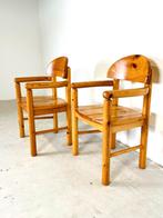 2 chaises en pin avec accoudoirs de R. Daumiller, Maison & Meubles, Scandinavisch, Comme neuf, Enlèvement, Bois