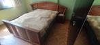 À donner chambre complète (lit, matelas, sommier, garde robe, Maison & Meubles, Enlèvement, Utilisé