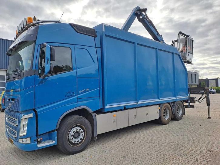 Volvo - 2016 - FH4 540 I-Shift - Vrachtwagen met Palfinger E, Auto's, Vrachtwagens, Bedrijf, Volvo, Overige brandstoffen, Euro 6