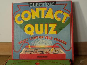 Vintage didactisch spel Contact Quiz beschikbaar voor biedingen