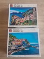 Set van 2 puzzels 1000 stukjes - Cinque Terre, Hobby en Vrije tijd, Ophalen, 500 t/m 1500 stukjes, Legpuzzel
