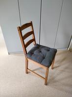 Houten tafel met 4 houte stoelen, Huis en Inrichting, Vier, Gebruikt, Hout, Ophalen