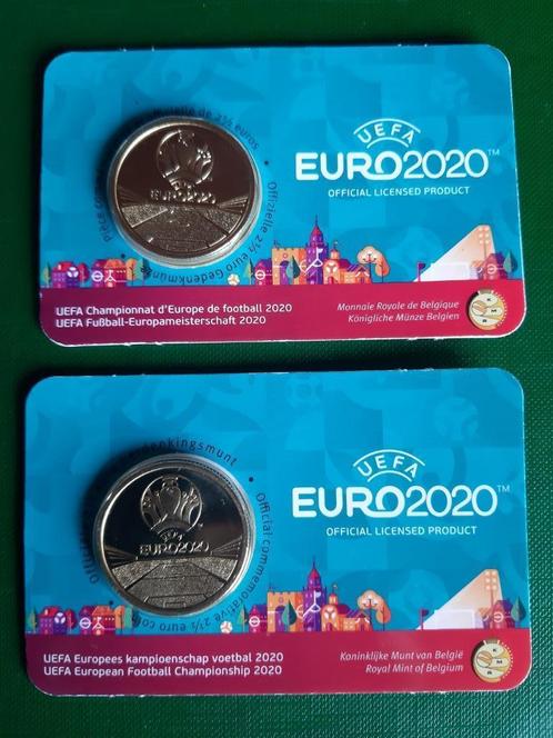 2.50 € commémorative Belgique 2021 " Euro UEFA 2020", Postzegels en Munten, Munten | Europa | Euromunten, Losse munt, Overige waardes