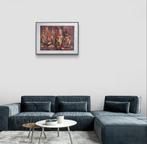 Abstract modern kunstwerk uit 1974 - gesigneerd, Ophalen of Verzenden