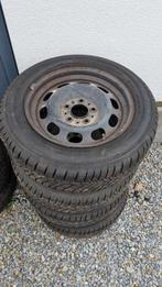 2 sets stalen velgen winterbanden 16 inch (BMW 5x120), Auto-onderdelen, Ophalen, Gebruikt, 16 inch, Banden en Velgen