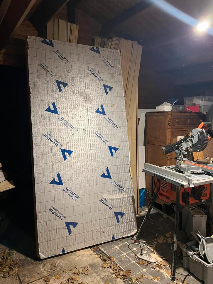 Pir platen  ongev 15m2, Doe-het-zelf en Bouw, Isolatie en Afdichting, Gebruikt, Vloerisolatie, Muurisolatie, Dakisolatie, Overige materialen