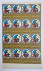 Expo 58 ~ 3 x 16 timbres publicitaires ❖❖❖ (trois feuillets), Collections, Rétro, Autres types, Enlèvement ou Envoi