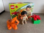 Duplo Lego 3 kleine doosjes: Dierentuin - Politie - Boer, Ophalen of Verzenden, Zo goed als nieuw, Complete set, Duplo