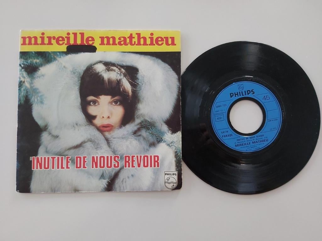 Mireille Mathieu - je hoeft ons niet meer te zien, 7 inch, Single, Ophalen of Verzenden, Zo goed als nieuw