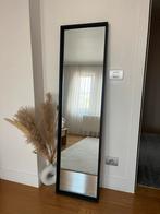 Grote zwarte staande spiegel, Maison & Meubles, Accessoires pour la Maison | Miroirs, Comme neuf, Enlèvement, 100 à 150 cm, Rectangulaire