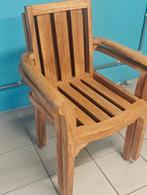 Terrasstoel teak, Tuin en Terras, Tuinstoelen, Ophalen, Stapelbaar