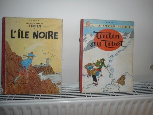 Paire de B.D. TINTIN ,  au Tibet est L'édition Originale, Boeken, Stripverhalen, Gelezen, Meerdere stripboeken, Ophalen of Verzenden