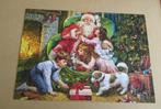 puzzel jigsaw santa's visit 500, Ophalen of Verzenden, 500 t/m 1500 stukjes, Zo goed als nieuw, Legpuzzel