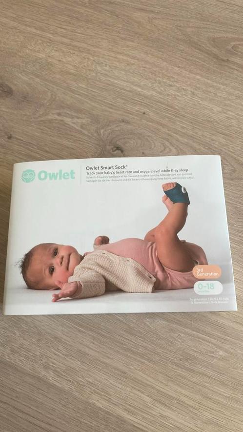 Owlet smart sock 3rd generation, Kinderen en Baby's, Babyfoons, Zo goed als nieuw, Camera, Ophalen