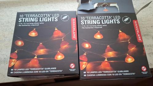 Terracotta lichtjes, Huis en Inrichting, Woonaccessoires | Overige, Zo goed als nieuw, Ophalen