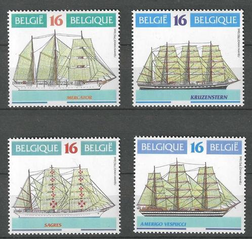 Belgie 1995 - Yvert/OBP 2608-2611 - Zeilschepen (PF), Postzegels en Munten, Postzegels | Europa | België, Postfris, Scheepvaart