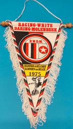 Champion du RWDM Molenbeek 1975, magnifique drapeau de footb, Divers, Drapeaux & Banderoles, Comme neuf, Enlèvement ou Envoi