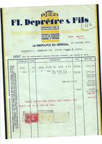 Ancienne facture 1930, Collections, Collections Autre, Utilisé, Enlèvement ou Envoi