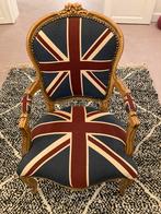 Vintage stoel Union Jack, Antiek en Kunst, Antiek | Meubels | Stoelen en Sofa's