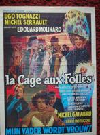 Affichette , belge,  originale "LA CAGE AUX FOLLES ", Ophalen, Gebruikt