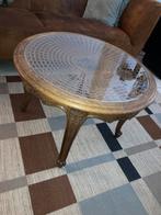 Ronde houten salontafel, Antiek en Kunst, Ophalen