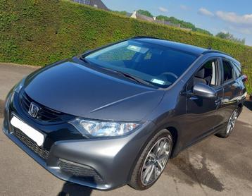 2014 Honda civic tourer 1.8i vtec, Auto's, Honda, Voorwielaandrijving, Euro 5, Stof, Zwart