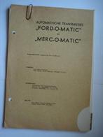 Ford/Mercury Ford-o-matic/Merc-o-matic Instructieboekje voor, Auto diversen, Handleidingen en Instructieboekjes, Verzenden