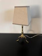 Lampe de table en laiton, Comme neuf, Vintage, Moins de 50 cm, Enlèvement ou Envoi