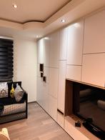 moderne design wandkast met tv meubel en bureau, Antiek en Kunst, Ophalen