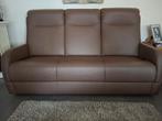 Driezit in leder te koop., Huis en Inrichting, Zetels | Zetels, Ophalen, 150 tot 200 cm, Driepersoons, Leer