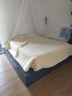 Bed met opbergruimte 180x200cm, Huis en Inrichting, Ophalen, Gebruikt, Wit