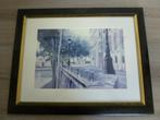 Kader (ets) Paris-L'ile Saint-Louis 58/46cm '87, Antiek en Kunst, Ophalen