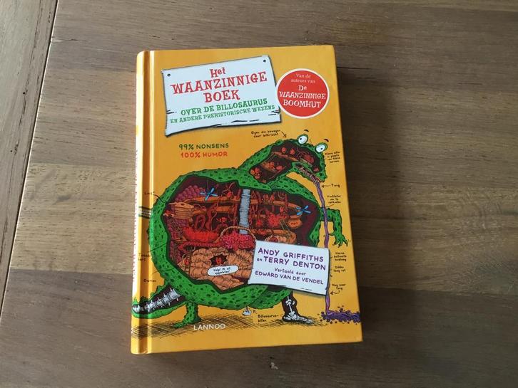 Het waanzinnige boek over de billosaurus en andere prehistor, Boeken, Kinderboeken | Jeugd | 10 tot 12 jaar, Zo goed als nieuw